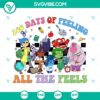 100 Days of Feeling All the Feels SVG | Classroom Emotional Cut Files 2