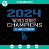2024 World Series Champions Los Angeles Dodgers SVG logo design featuring Dodgers theme elements.