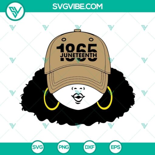 1865 Juneteenth Girl SVG Download Bundle, Juneteenth Girl SVG Image, Black Girl 1