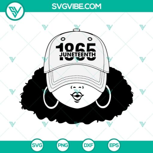 1865 Juneteenth Girl SVG Download Bundle, Juneteenth Girl SVG Image, Black Girl 2