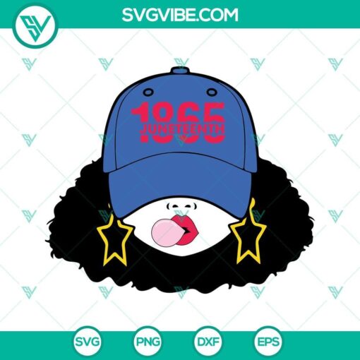 1865 Juneteenth Girl SVG Download Bundle, Juneteenth Girl SVG Image, Black Girl 3