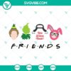 2022 Christmas Friends SVG image with PNG, DXF, and EPS cut files for Cricut, featuring festive holiday designs. Great for DIY crafts.