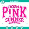 2024 Pink Summer Carnival SVG files for Cricut with P!nk tour inspired design in PNG DXF EPS formats.