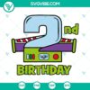 2nd Birthday Buzz Lightyear SVG file with "Two Buzz" design, perfect for themed birthday celebrations. Downloadable for crafts and decorations.