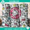 3D Pochacco Hello Kitty 20oz tumbler wrap PNG file with cute cartoon characters for crafting and printing.