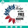 4th of July Starbucks SVG file with USA flag, sunflower home design for cold cup.