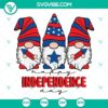 4th of July Gnomes SVG files with patriotic designs, perfect for Fourth of July crafts and decorations. Download now.