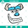 Bundle of 6 Monsters Inc SVG files featuring Mike and Sully. High-quality Monsters Inc SVG designs for crafting projects.