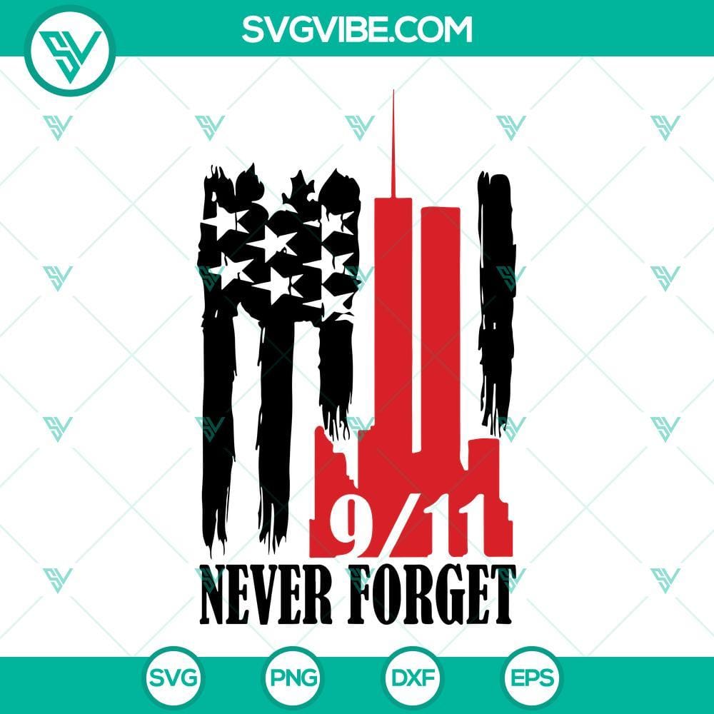 9-11-never-forget-svg-distressed-flag-9-11-svg-twin-towers-svg-memorial-september-11-svg-6-mockup.jpg 9/11 Never Forget SVG with distressed flag and Twin Towers silhouette, ideal for patriotic designs and commemorative projects.