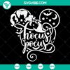 Disney Mickey Head Hocus Pocus SVG Files for Halloween, Download Disney-themed SVG designs.