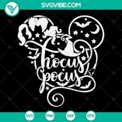Disney Mickey Head Hocus Pocus SVG Files for Halloween, Download Disney-themed SVG designs.