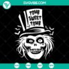 Tomb Sweet Tomb SVG featuring Hatbox Ghost and Grim Grinning Ghosts. SVG download for spooky Halloween designs.