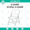 Folding chair SVG download, trendy design for digital projects.
