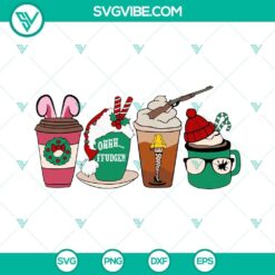 Christmas Story SVG images with Oh Fudge download, Ralphie design. Ideal for Christmas movie fans.