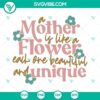 Mother and flower SVG design with unique beauty and love theme, ideal for crafting projects and digital printing.