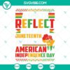 Juneteenth African American design featuring reflection and celebration, ideal for digital content.