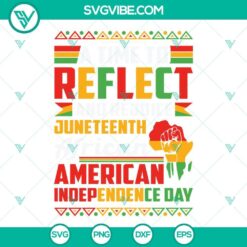 Juneteenth African American design featuring reflection and celebration, ideal for digital content.