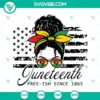 Afro Fam Life Juneteenth Free-ish Since 1865 SVG Images, Celebrate - Vibrant Juneteenth-themed digital graphics for celebration.