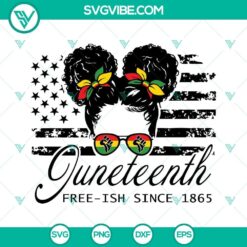 Afro Fam Life Juneteenth Free-ish Since 1865 SVG Images, Celebrate 3