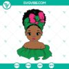 Peekaboo Afro Girl SVG with curly hair, Black Girl SVG images, ideal for crafting projects.