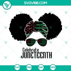 Juneteenth SVG files featuring Afro mom and daughter celebrating, Afro Momlife design for digital use.