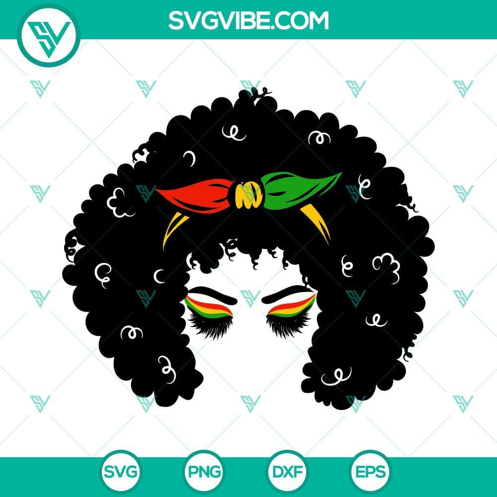 afro-woman-juneteenth-svg-african-bandana-svg-curly-hair-girl-svg-african-american-culture-svg-6-mockup.jpg Juneteenth Afro Woman SVG with African bandana, curly hair girl design - perfect for digital downloads.