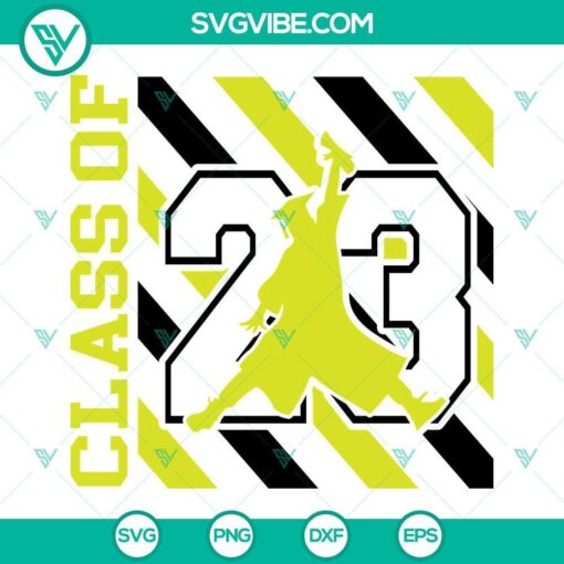 Air Class Of 23 SVG Download featuring Class Of 2023 and Senior 2023 SVG Files for graduation-themed projects.