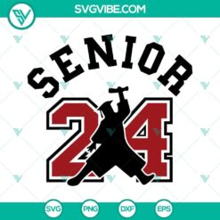 Air Senior 2024 SVG File Bundle, Senior 24 SVG Images, Class Of 2024 SVG Image, 6