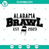 Alabama Brawl Est 2023 and Slugger SVG Files with Folding Chair design, perfect for sports fans.