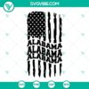 Crimson Tide Alabama football American flag themed SVG image for digital use, includes PNG files. Great for sport fans and digital projects.