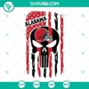 Alabama football SVG with USA flag design for download. Ideal for fans.