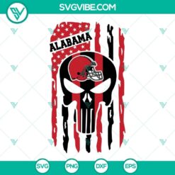 Alabama football SVG with USA flag design for download. Ideal for fans.