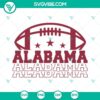 Alabama football themed SVG file compatible with Cricut and Silhouette, available in PNG, DXF, and EPS format. Great for sports craft projects.