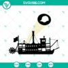 Alabama Riverboat and Montgomery Alabama Slugger SVG files featuring a detailed riverboat and baseball bat design. Ideal for crafting projects.