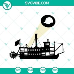 Alabama Riverboat and Montgomery Alabama Slugger SVG files featuring a detailed riverboat and baseball bat design. Ideal for crafting projects.