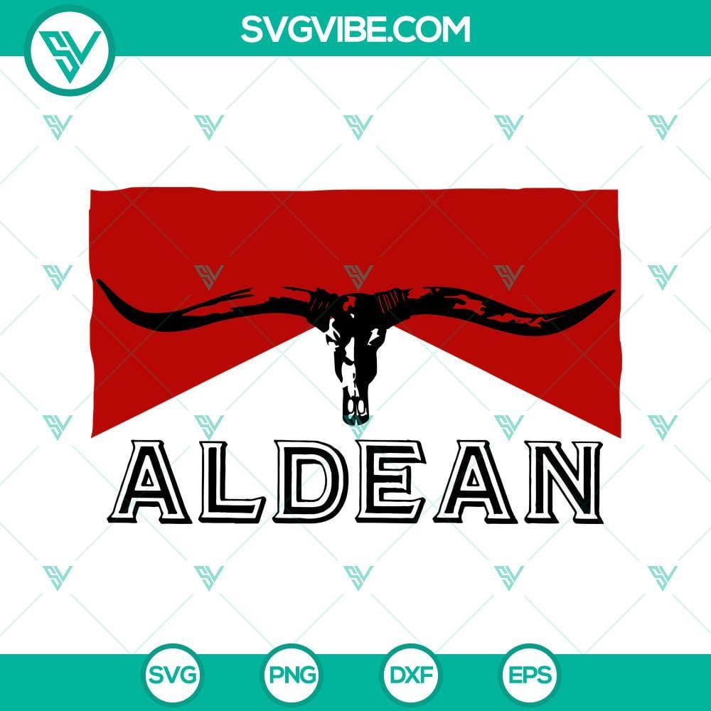 Aldean Bull Skull SVG, Jason Aldean SVG, Country Music SVG Jason Aldean bull skull SVG file for country music fans.