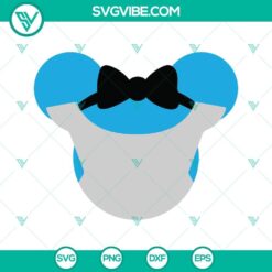 Disney Alice in Wonderland mouse ears SVG file with PNG, DXF, and EPS cut files for crafts and DIY projects.