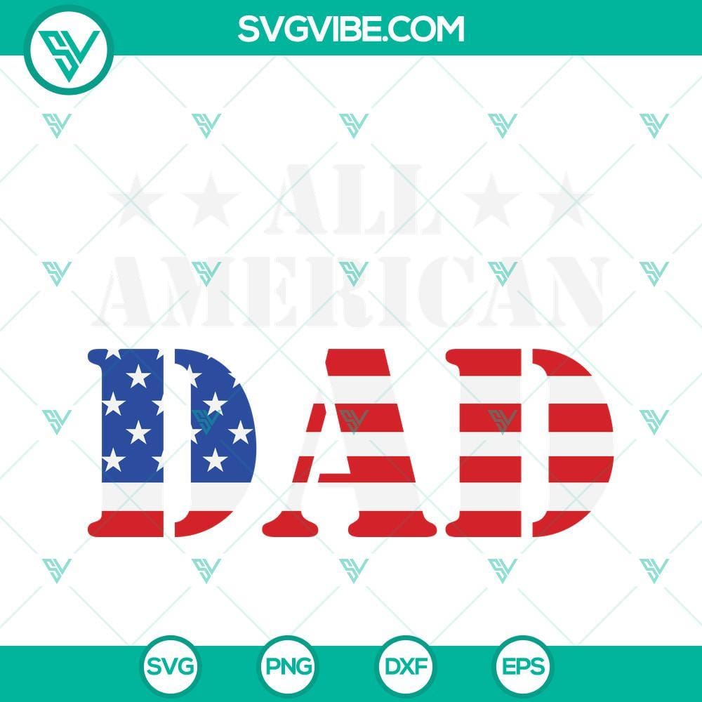 all-american-dad-svg-all-american-papa-svg-4th-of-july-dad-svg-american-father-s-day-svg-1-mockup.jpg All American Dad and Papa SVG files for 4th of July celebration, featuring patriotic designs perfect for Father's Day projects.