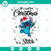 Christmas-themed Stitch SVG design perfect for crafting projects - EPS, PNG, DXF formats available.
