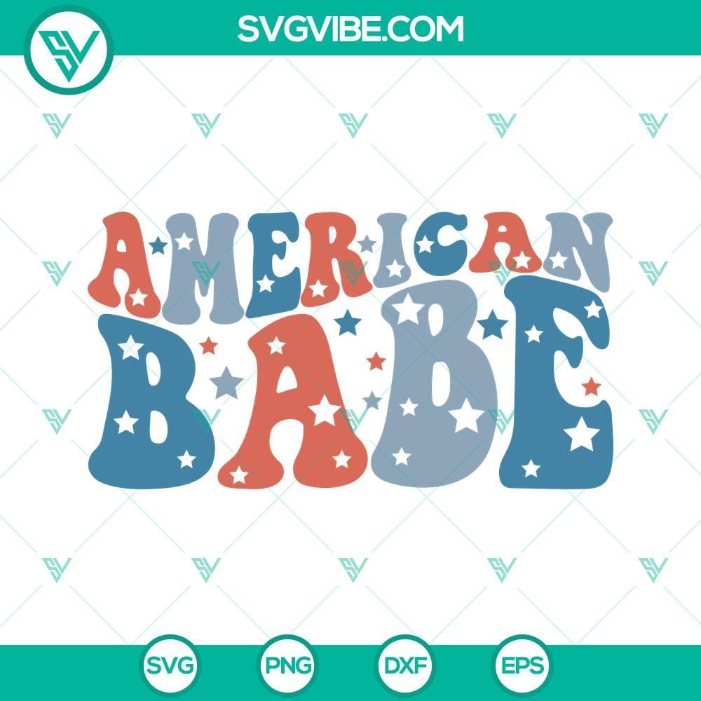 american-babe-svg-png-dxf-eps-4th-of-july-svg-fourth-of-july-svg-patriotic-svg-america-svg-9-mockup.jpg American Babe 4th of July SVG design for download in PNG, DXF, and EPS formats. Perfect Fourth of July SVG files for crafts.