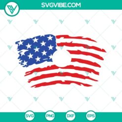 4th of July Starbucks cup SVG file with American flag design for full wrap printing. Great for patriotic celebrations!