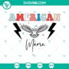 Patriotic American Mama Eagle SVG files for 4th of July family celebration. Download this proud mom design. Great for crafting projects.