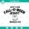 Fall-o-ween Jesus digital design SVG images PNG EPS DXF files for Halloween crafting projects.