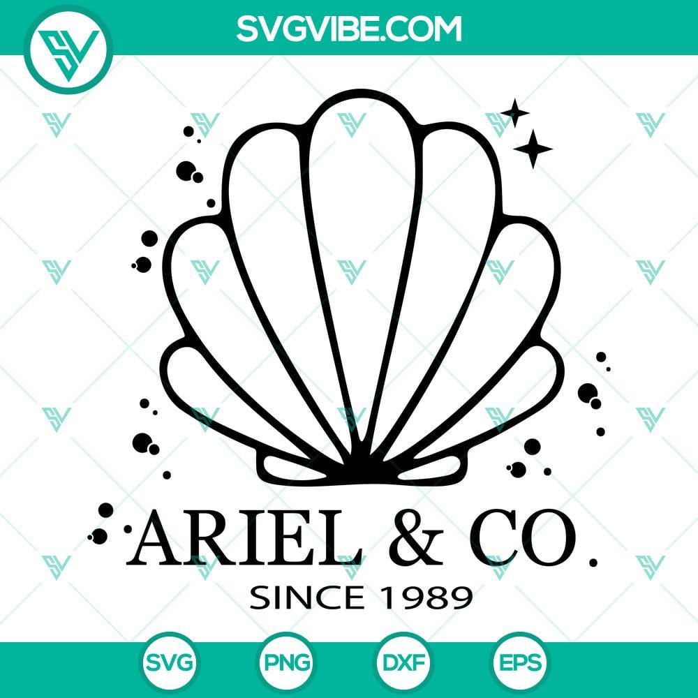 ariel-and-co-since-1989-svg-the-little-mermaid-svg-disney-princess-svg-png-dxf-eps-cut-files-10-mockup.jpg Ariel and Co Since 1989 SVG Files featuring The Little Mermaid Disney characters, perfect for crafts and DIY projects.