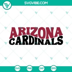 Arizona Cardinals football team logo in SVG, PNG, DXF, and EPS cut files for digital crafting projects. Perfect for fans and sport enthusiasts.