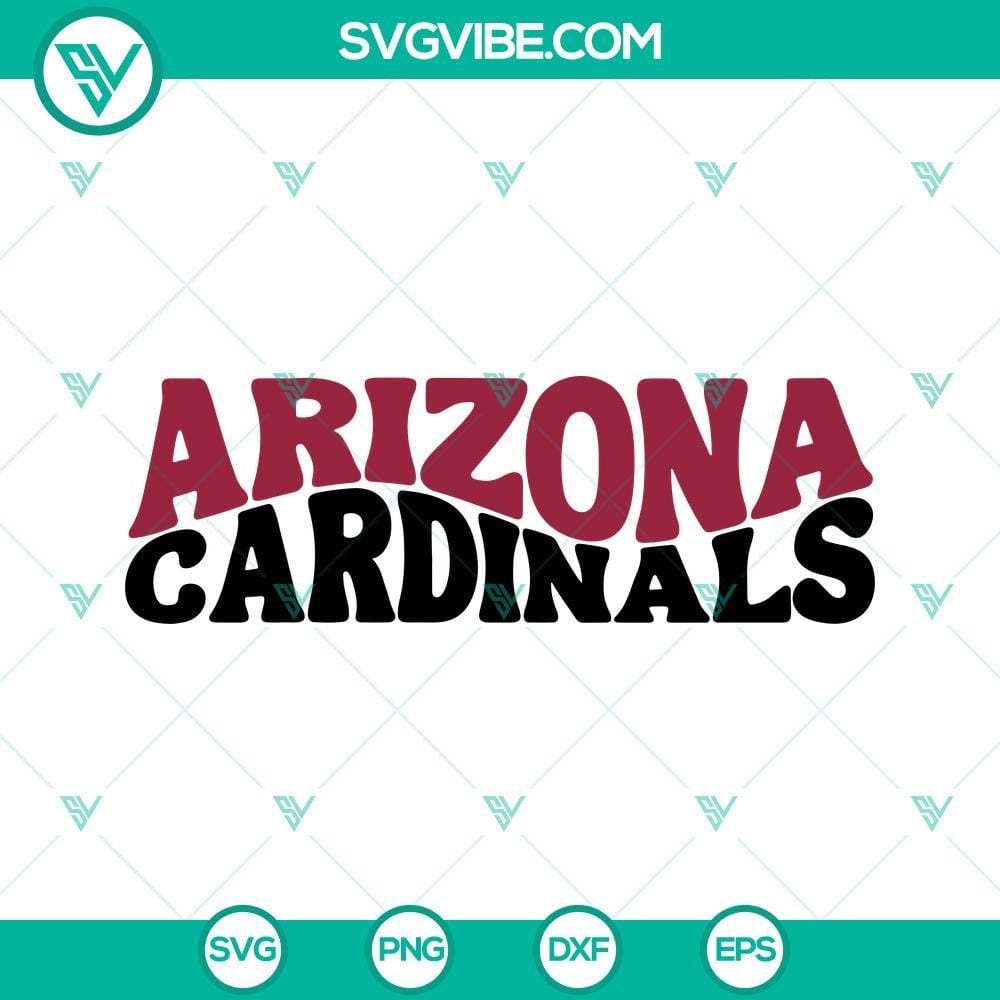 Arizona Cardinals Football SVG PNG DXF EPS Cut Files Arizona Cardinals football team logo in SVG, PNG, DXF, and EPS cut files for digital crafting projects. Perfect for fans and sport enthusiasts.