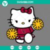 Arizona Cardinals Hello Kitty Cheerleader digital cut files for SVG, PNG, DXF, EPS formats. Perfect for crafts.