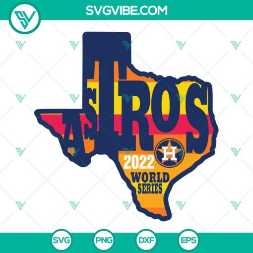 Astros 2022 World Series SVG Files showcasing Houston Astros' iconic World Series design elements for crafting projects.