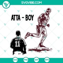 Atta Boy Harper SVG file featuring Bryce Harper of the Philadelphia Phillies for instant download.