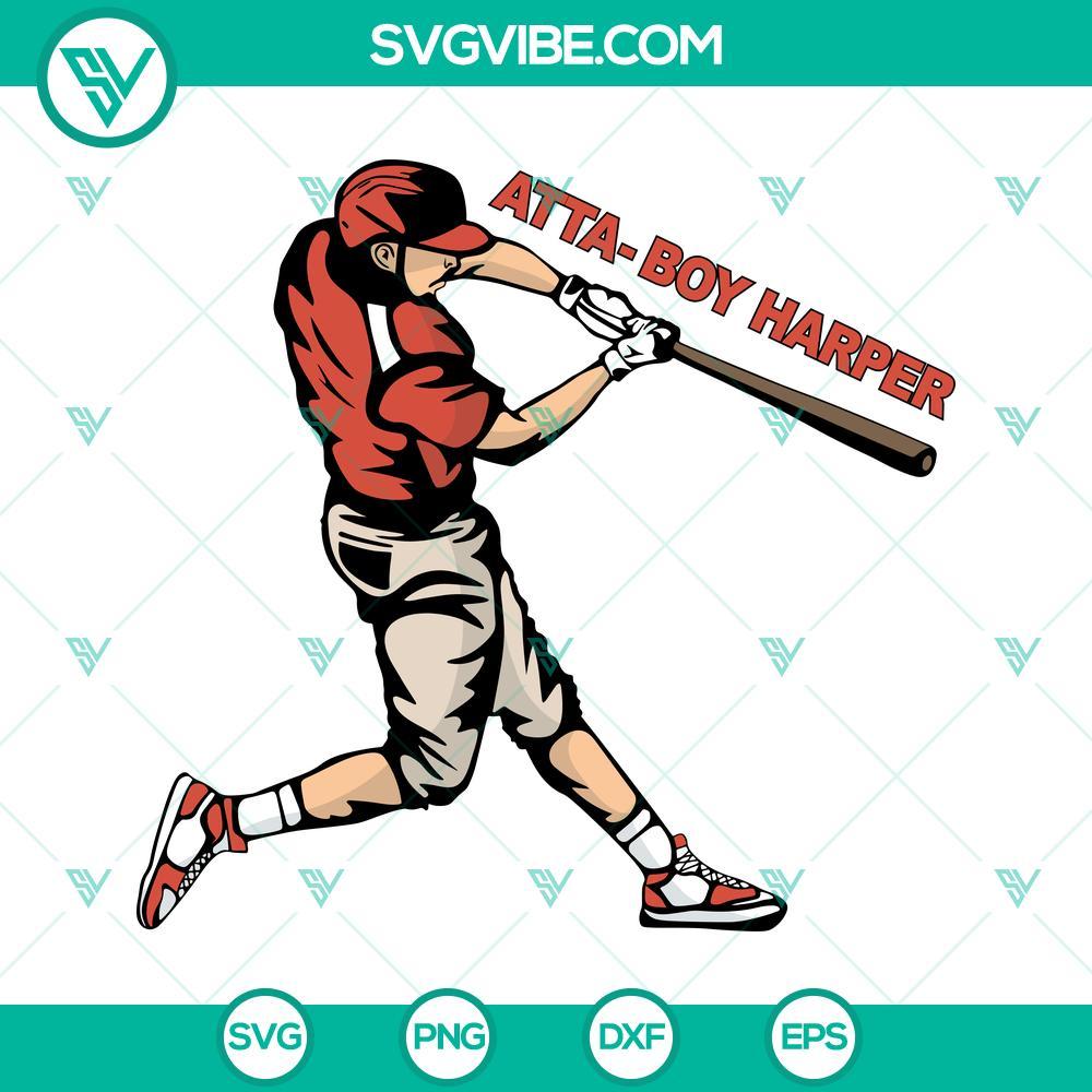 Atta Boy Harper SVG PNG DXF EPS Cricut Atta Boy Harper SVG images PNG DXF EPS for Cricut crafting, featuring a cute and versatile design for personal projects.